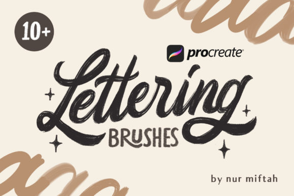 Download Procreate Lettering Brushes - Procreate lettering Collection