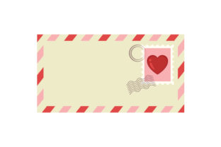 Download Envelope with Heart Stamp - Heart stamp Collection