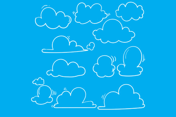 Download Doodle Clouds - Doodle Collection