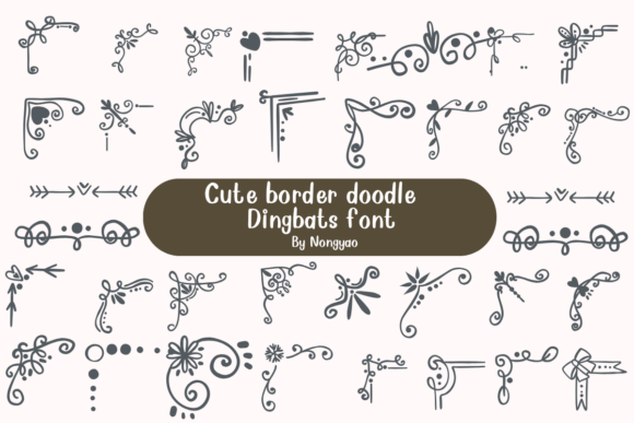 Download Cute Border Doodle - Doodle Collection