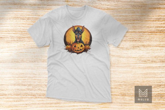 Download Cute Doberman Pinscher Dog Halloween - Doberman Collection