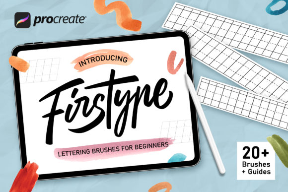 Download Firstype Procreate Lettering Brushes - Procreate lettering Collection