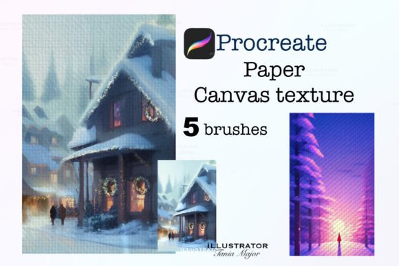 Download Procreate Canvas Paper Texture Brushes - Texture brush Collection