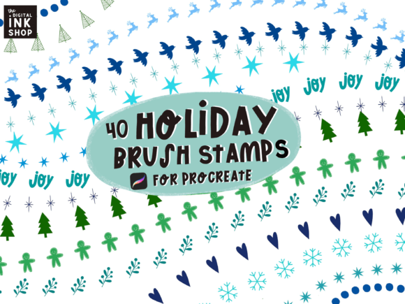Download Winter Procreate Image Doodle Brushes - Doodle Collection