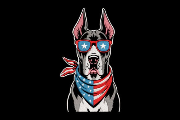 Download Patriotic Doberman Pinscher - Doberman Collection