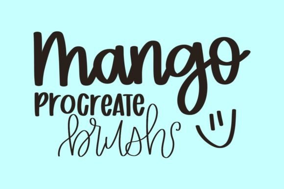 Download Procreate Lettering Brush Mango - Procreate lettering Collection